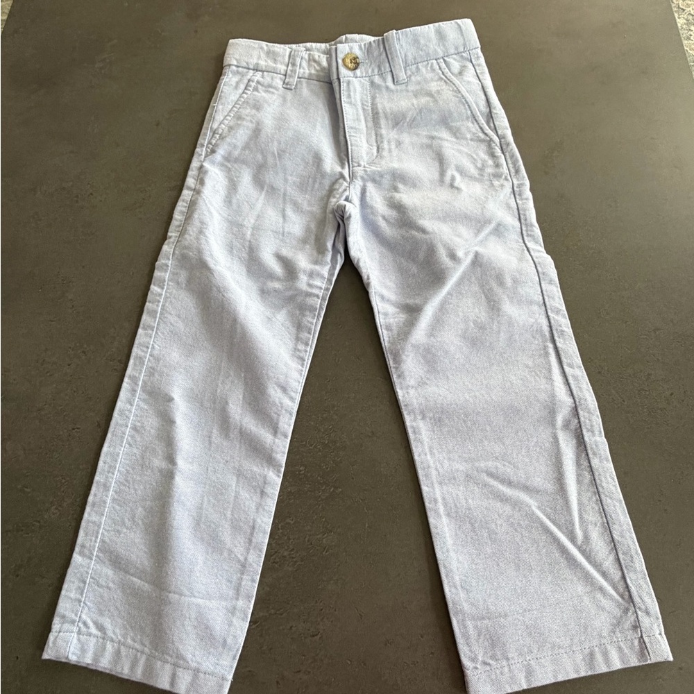 Janie and Jack Light Blue Adjustable Waist Pants